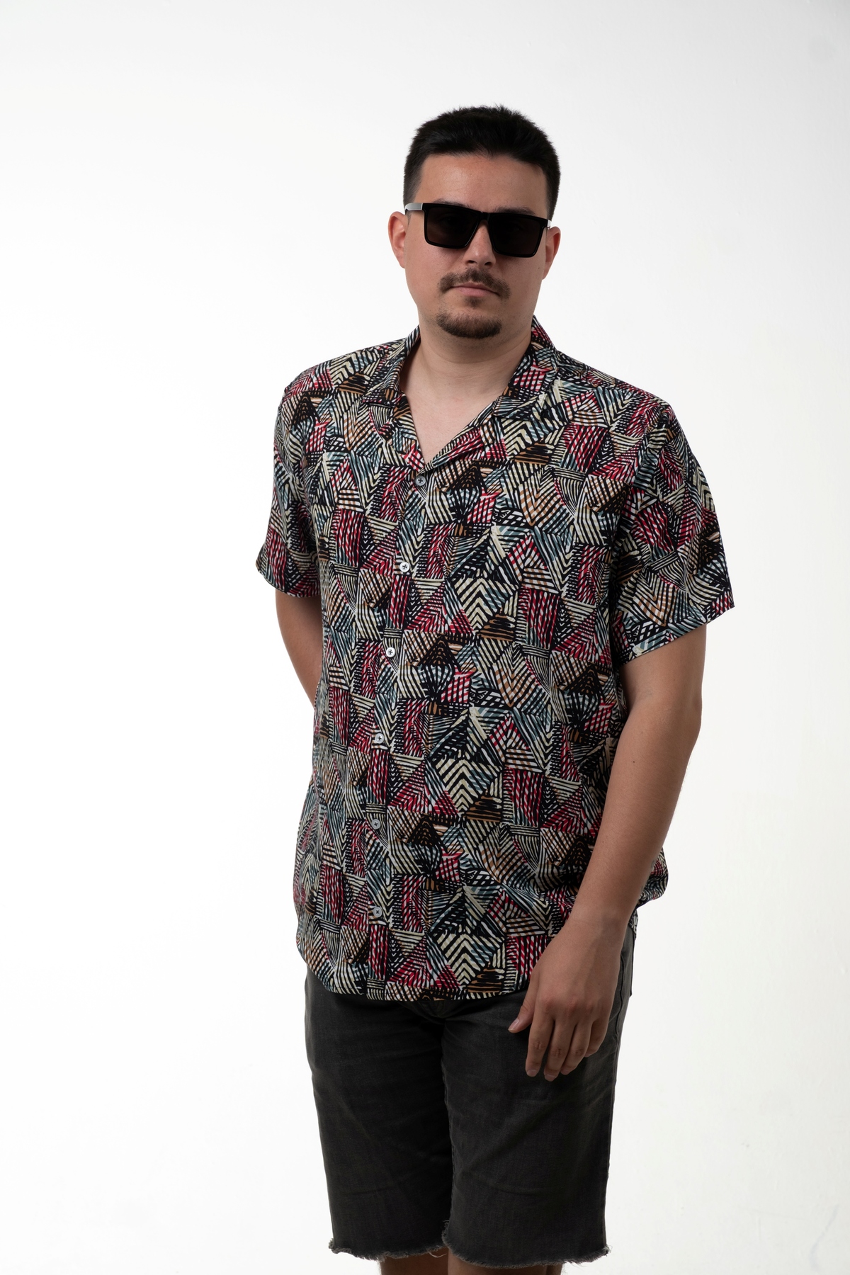 SÖR BÜLEND Erkek Büyük Beden Hawaii Kısa Kollu Yazlık Gömlek görsel 2