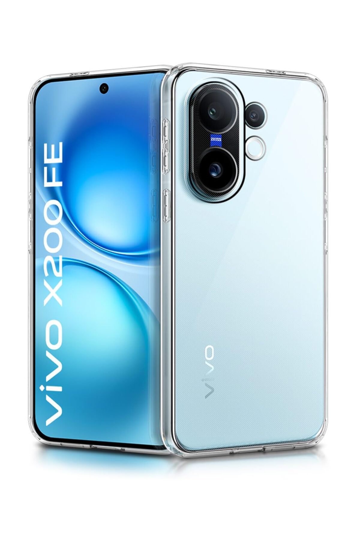 Vivo X200 Fe Compatible Camera Protected Case Durable Transparent Flexible Silicone Back Cover