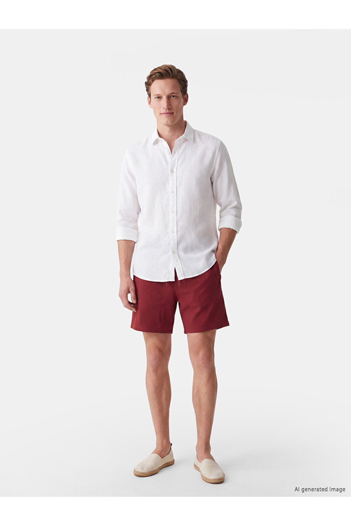 LC Waikiki Brown Short Length Men's Swim Shorts