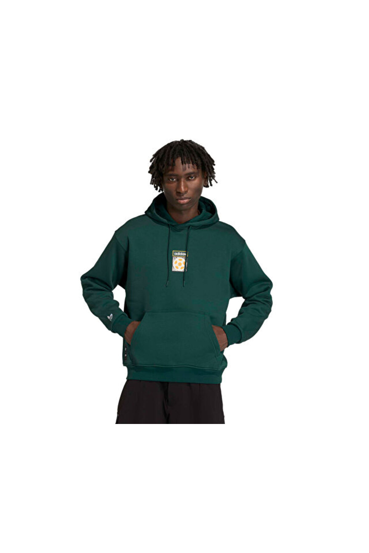adidas Flag Gfx Hd Erkek Günlük Sweatshirts KD1436 Yeşil görsel 2