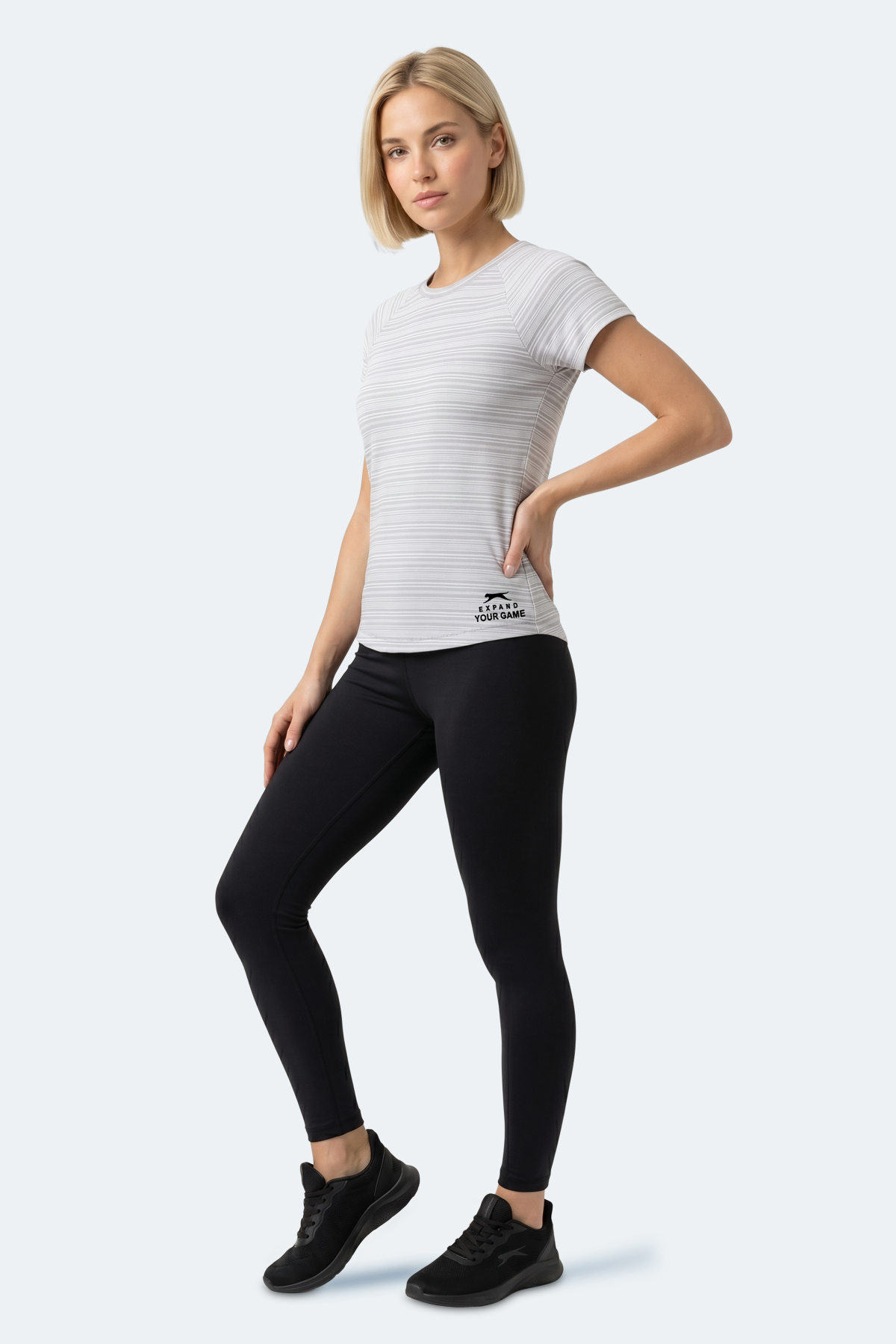 Slazenger KOUTA Kadın Beyaz Tişört görsel 7