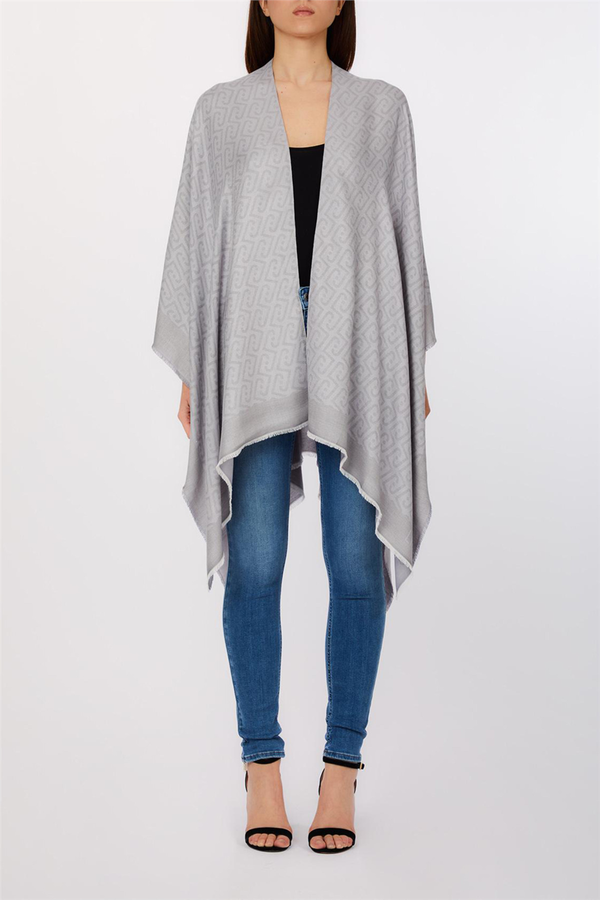 liu.jo Liu Jo Maxi Oval Kadın Panço Çok Renkli