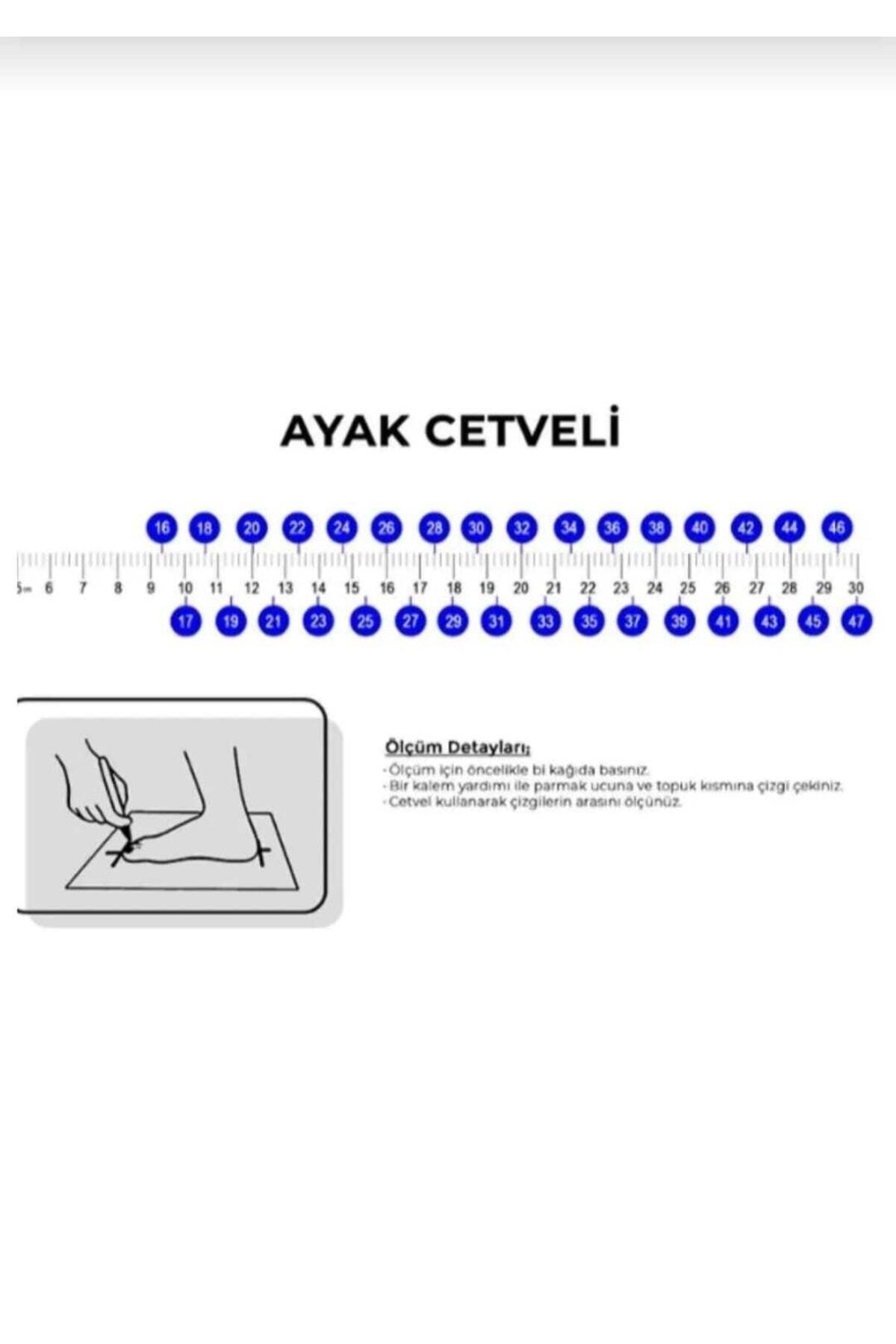 DÜNYA MAĞAZA Genç Erkek Çocuk Yeni Beyaz Mavi Taban Renkli Küçük Dişli Çim Halı Saha Ayakkabısı görsel 5