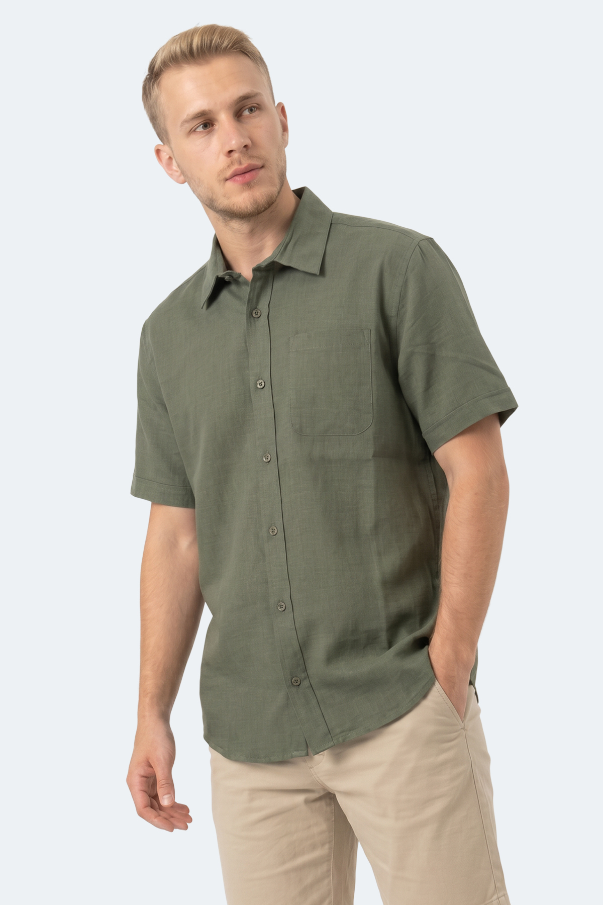 پیراهن خاکی مردانه KIRTIDA اسلازنگر پیراهن Slazenger