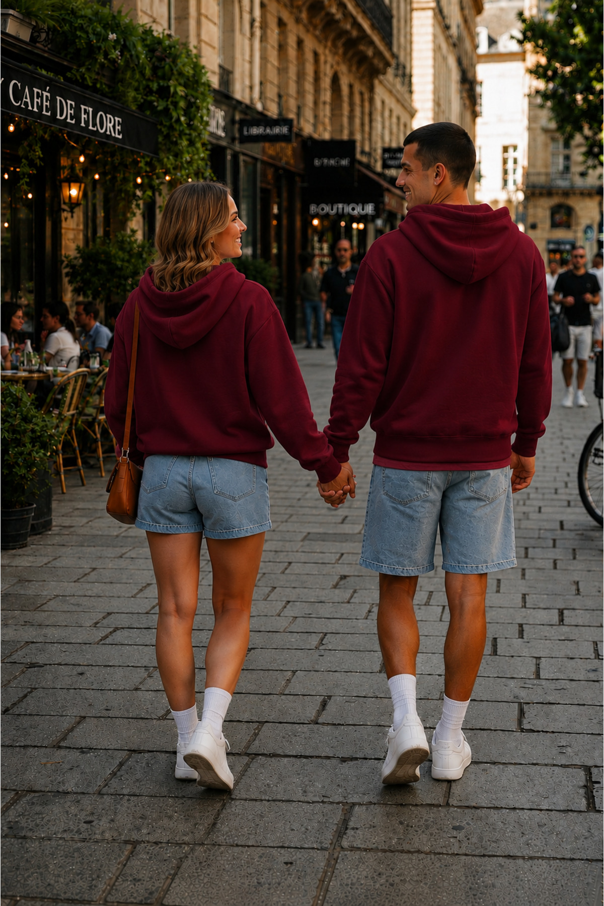 YAKAMEL UNISEX KAPÜŞONLU OVERSIZE FULL FERMUARLI RAHAT KESİM MEVSİMLİK YENİ SEZON GÜNLÜK HIRKA görsel 4