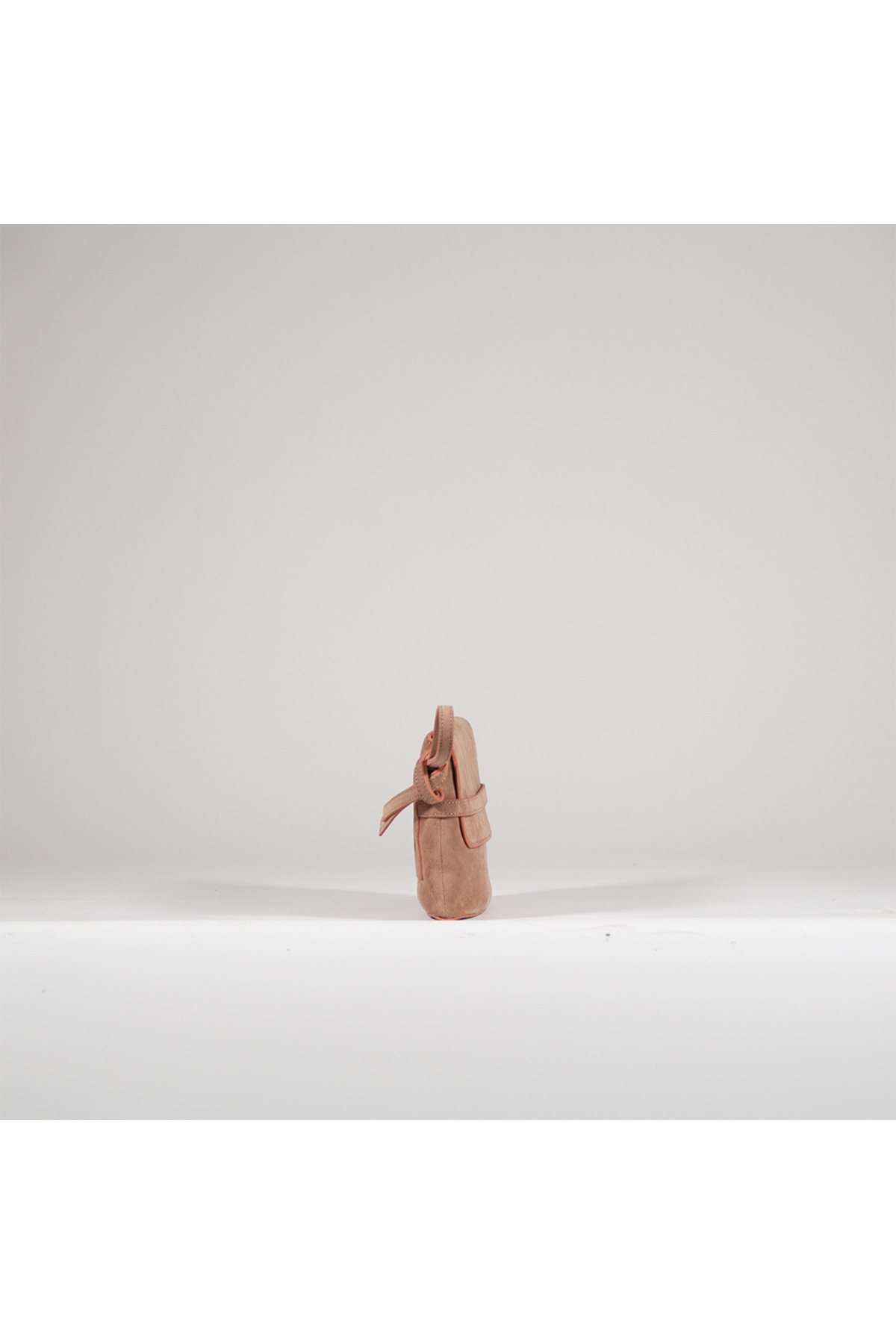 BEGRA ATELIER BEGRA Elara %100 Hakiki Süet Clutch Çanta - Bej (Desert) görsel 3