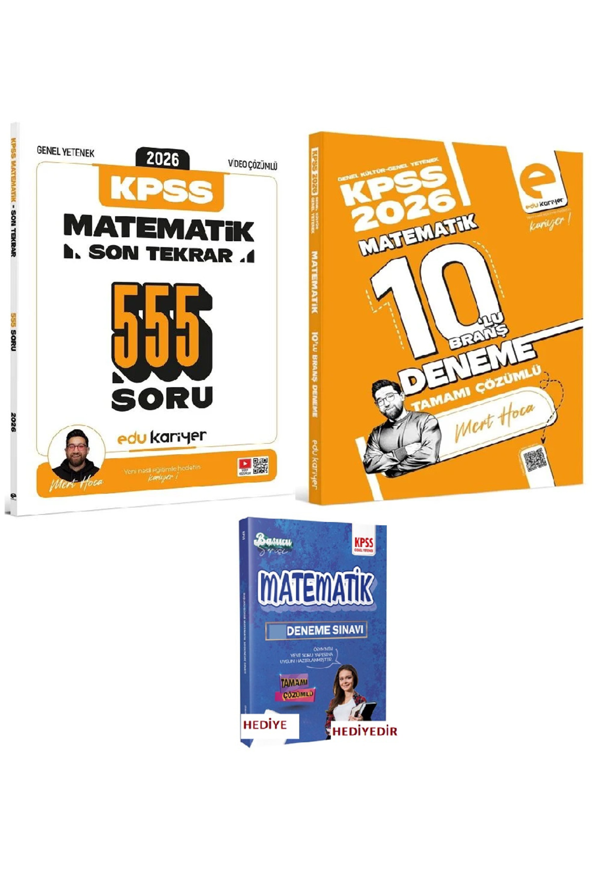 Kurul Yayıncılık EDU Kariyer 2026 KPSS Matematik Son Tekrar 555