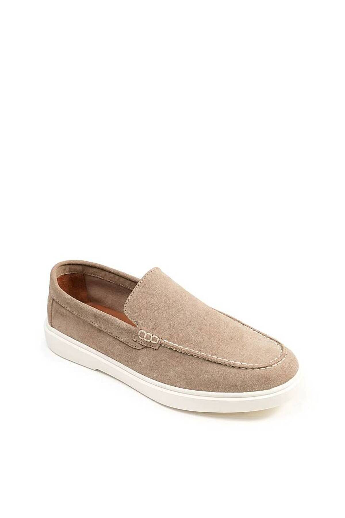 Vogel Petra Premium Süet Loafer Bej görsel 5