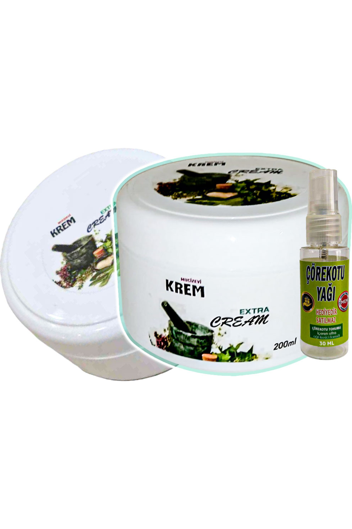 Bezos Mucizevi Krem 2 Adet 125 ml + Çörek Otu Yağı Yağı 30 ml — GU-EYF-21926-AGC01