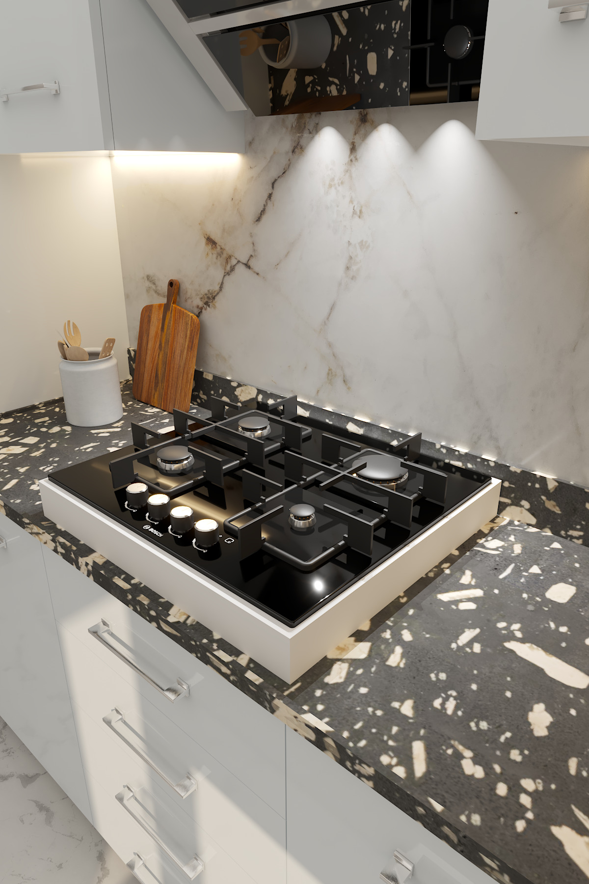 Under Hob Apparatus Built-in Countertop Apparatus