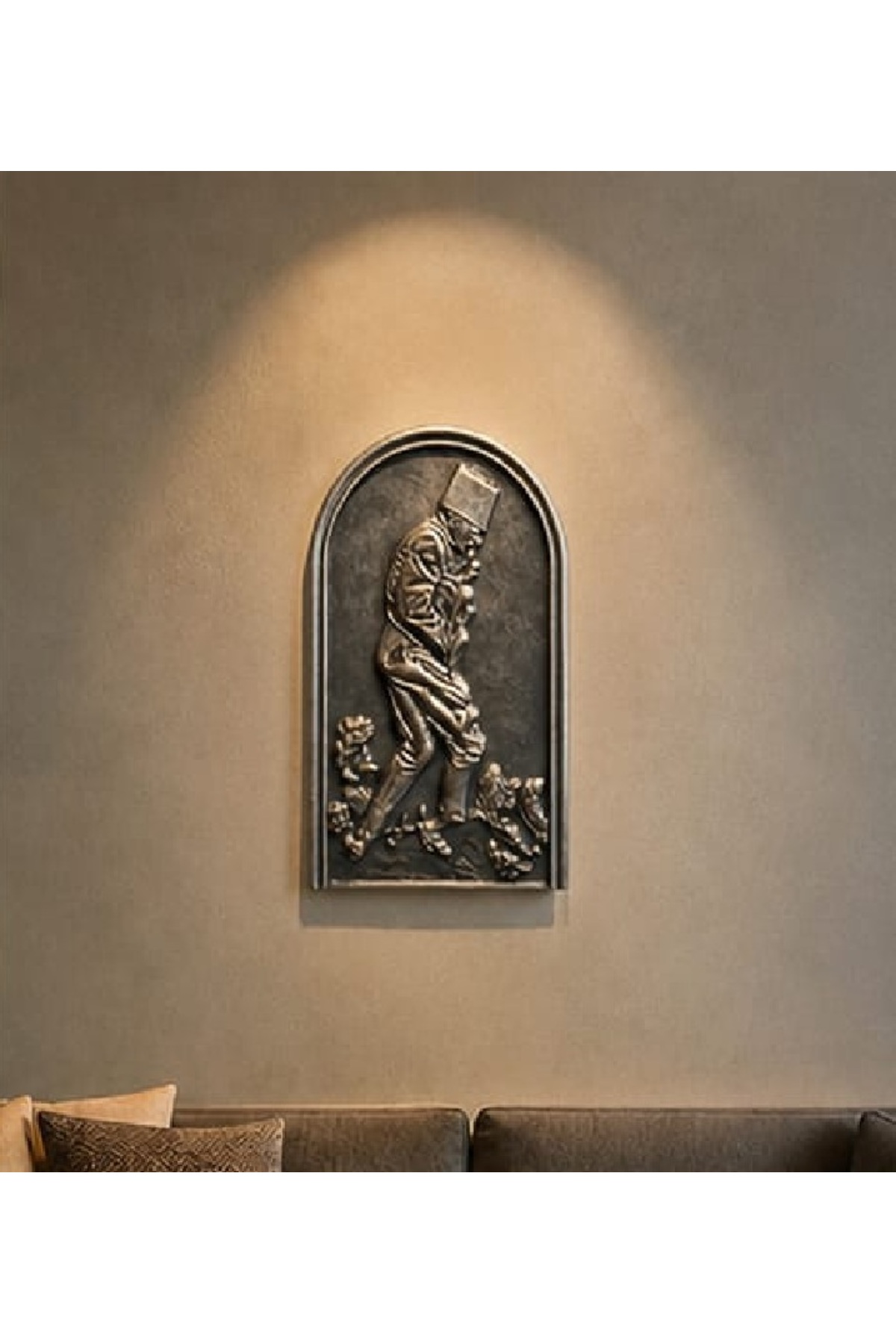 ATATÜRK Wall Bust Wall Sculpture Decorative Hanging Wall Sculptures 25cm