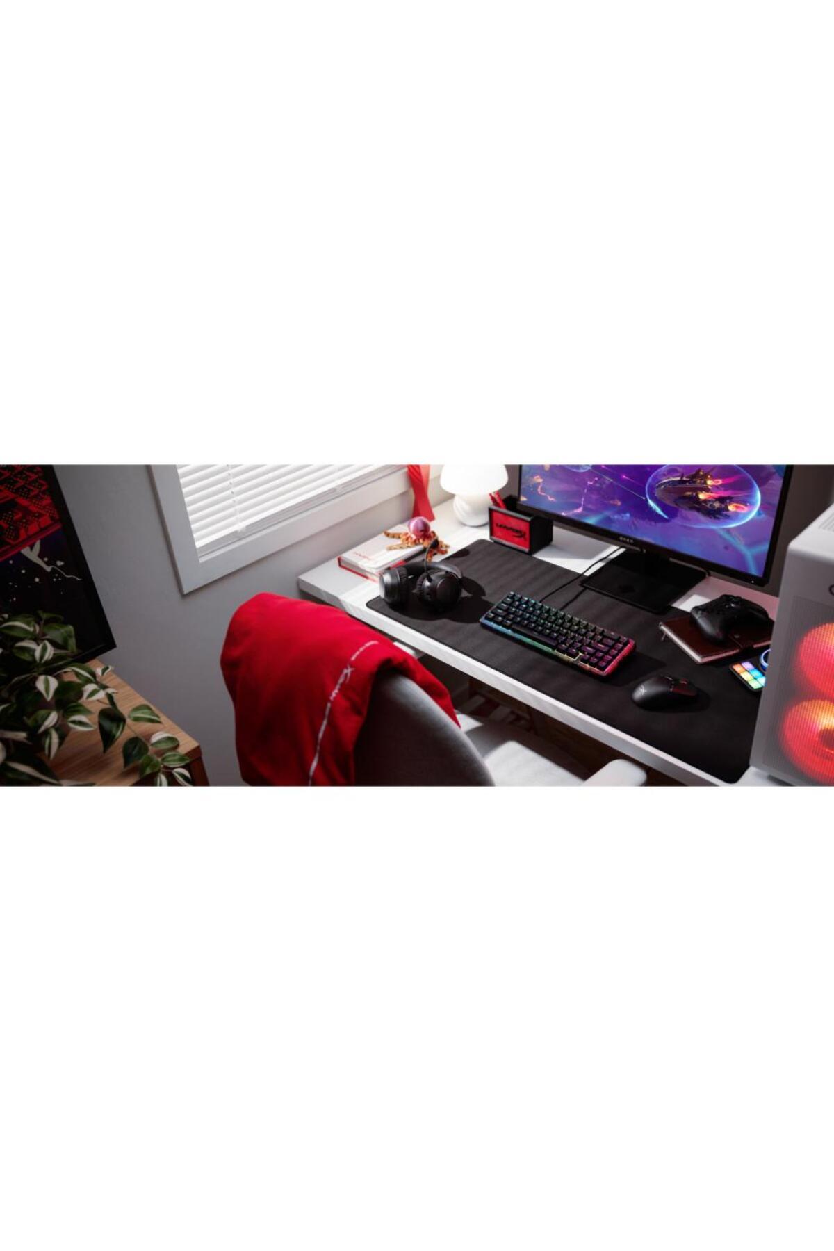 Resim HyperX Origins 2 65 Türkçe Klavye Siyah B4QS3AA 
