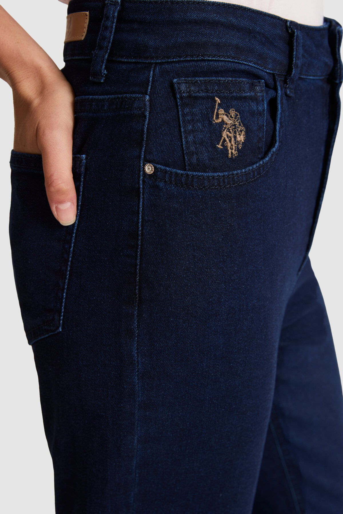 U.S. Polo Assn. Kadın Eflatun Jean Pantolon 50325217-DN0013 görsel 6