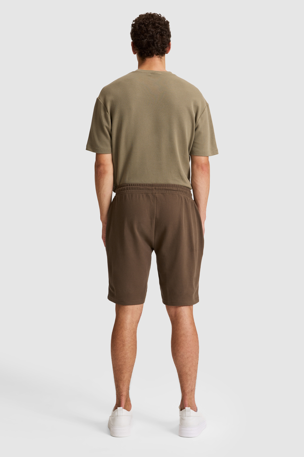 U.S. Polo Assn. Erkek Kahverengi Örme Şort 50327179-VR029 görsel 5