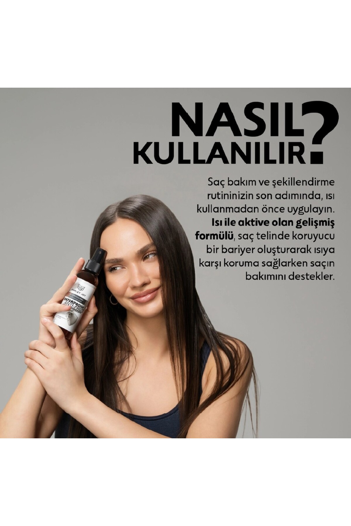 7 Etkili Profesyonel Saç Bakım Spreyi Isı Koruma ve Onarım 150 ml — MS1566655565655 — تصویر 3 از 5