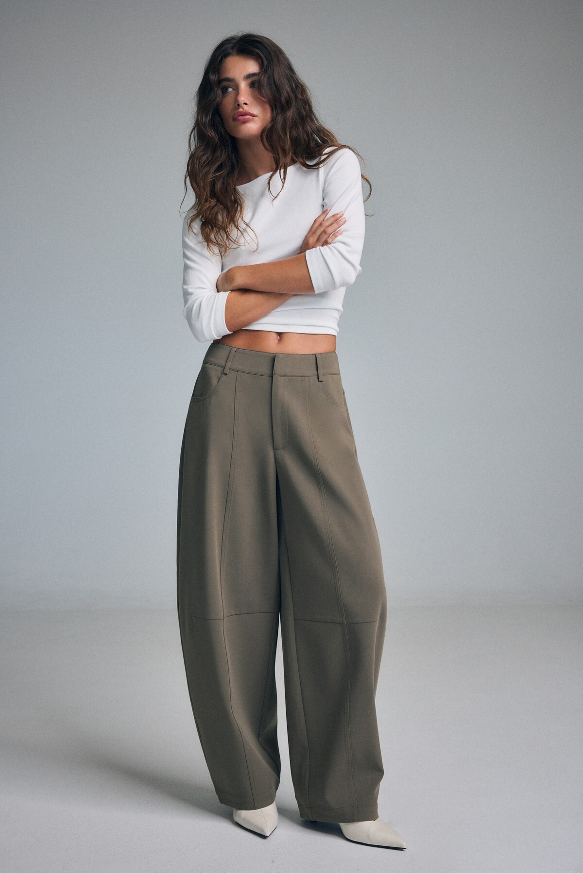 Stradivarius Şık barrel pantolon