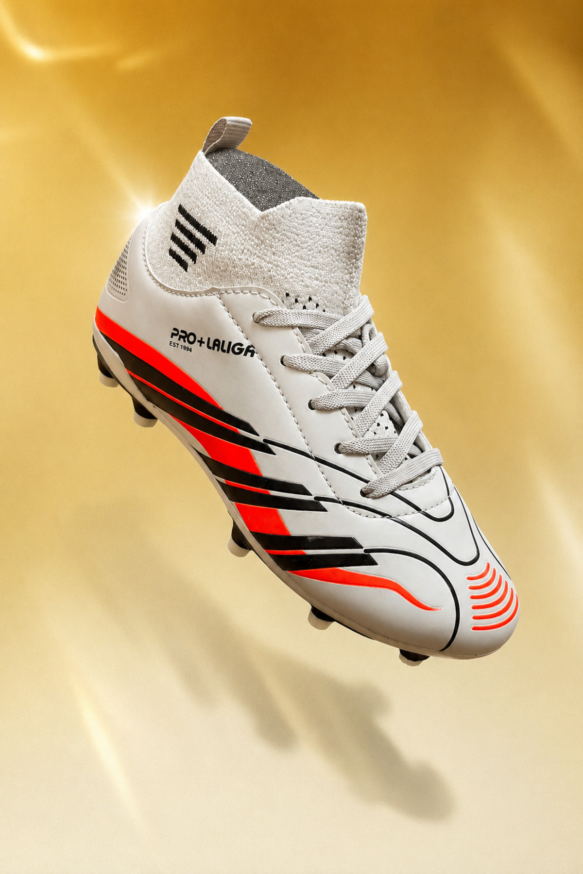 AİRBOOM Pro+Laliga Çoraplı Halı Saha Ve Çim Zemin Kramponu Cocuk/Genç Unisex görsel 3