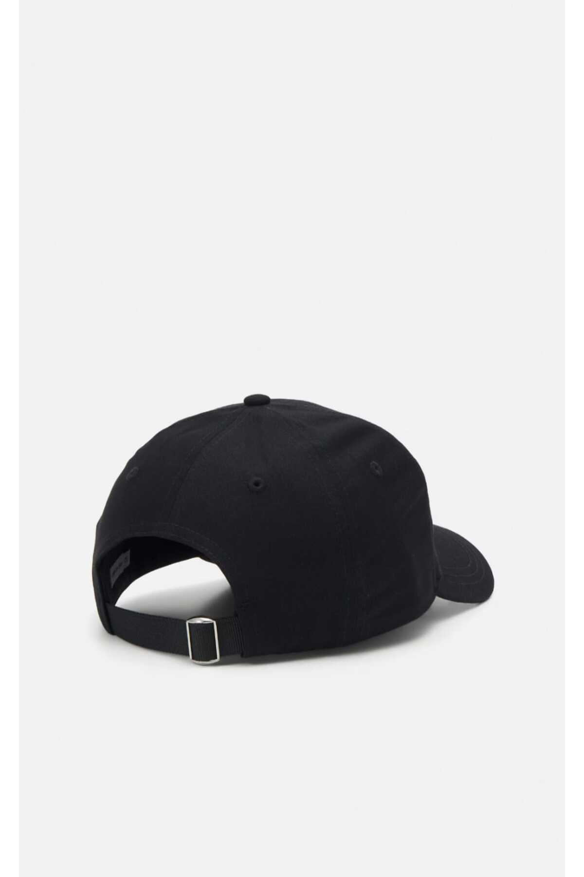 Calvin Klein monogram sıde embroıdery baseball black cap görsel 3