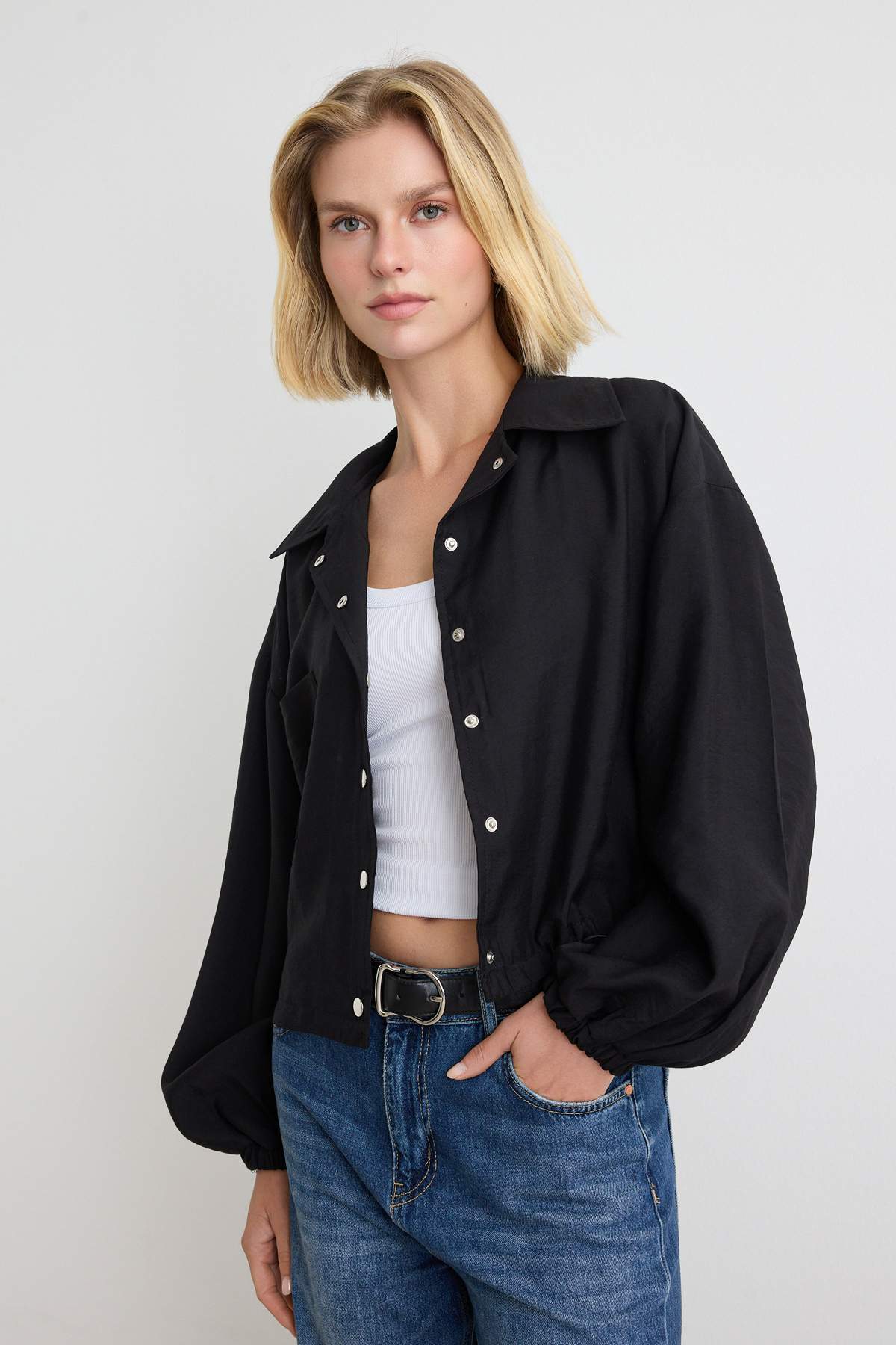 Trendyolmilla Siyah Ceket TWOAW27CE00023