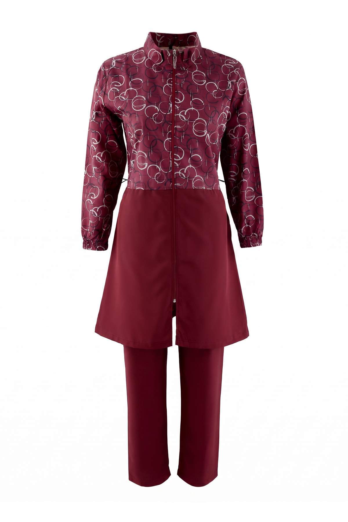 Trendyol Modest Bordo*St Parachute Flat Beachwear TCTSS26CF00001