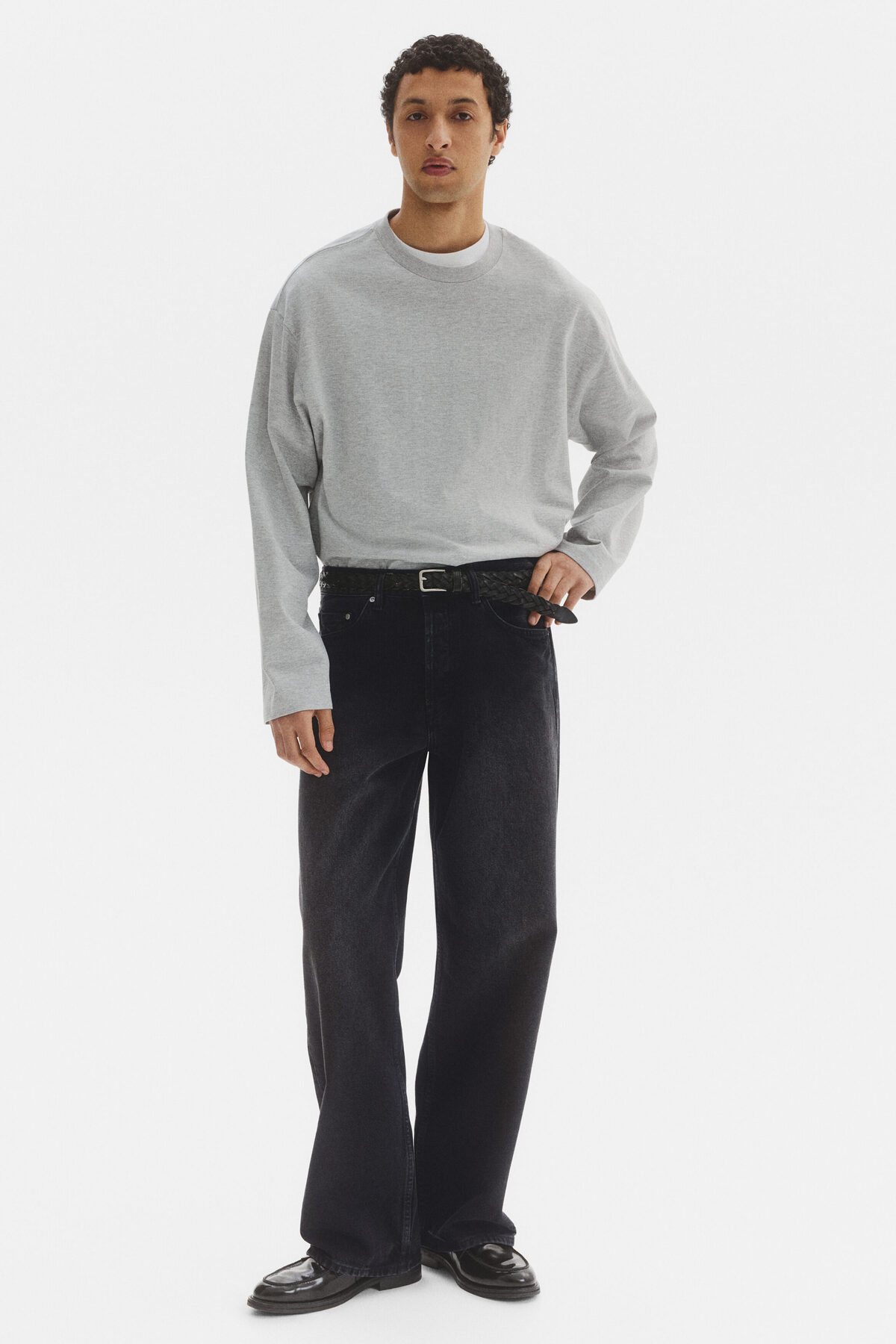شلوار جین گشاد اچ اند ام شلوار جین H&M