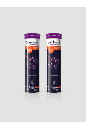 Sambucol Kara Mürver Efervesan Tablet 15 Tablet C Vitamini ve Çinko İçeren Ta...