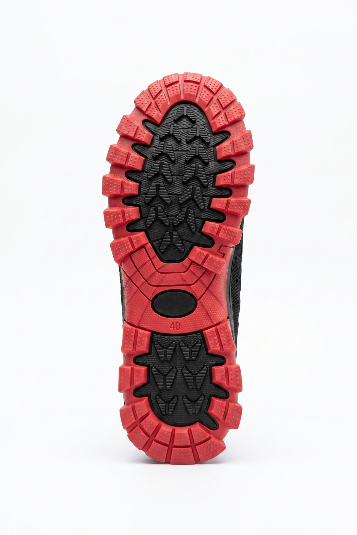 LETAO Erkek Siyah Kırmızı Watertight Su itici Trekking Kürklü Fermuarlı Bot görsel 3