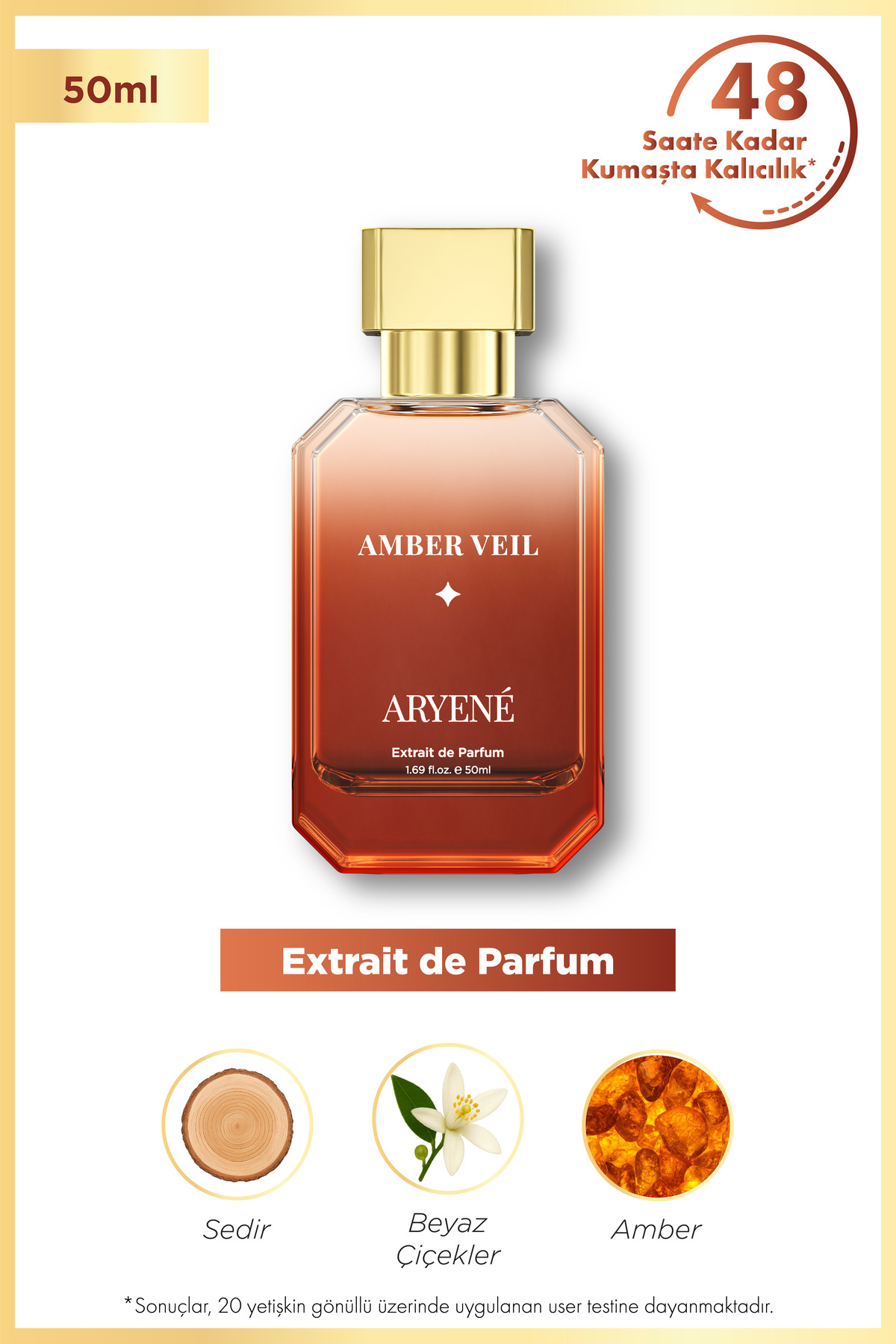 Aryene Amber Veil Début – Extrait de Parfum Kadın Parfümü 50 ml | Işıltılı Meyve & Çiçek | Uzun Süre Kalıcı - Fiyatı, Yorumları