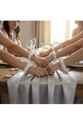 BTRENDY 10 Adet Nedime Bilekliği Özel Gün,Kına,Bride-Aksesuar Seti