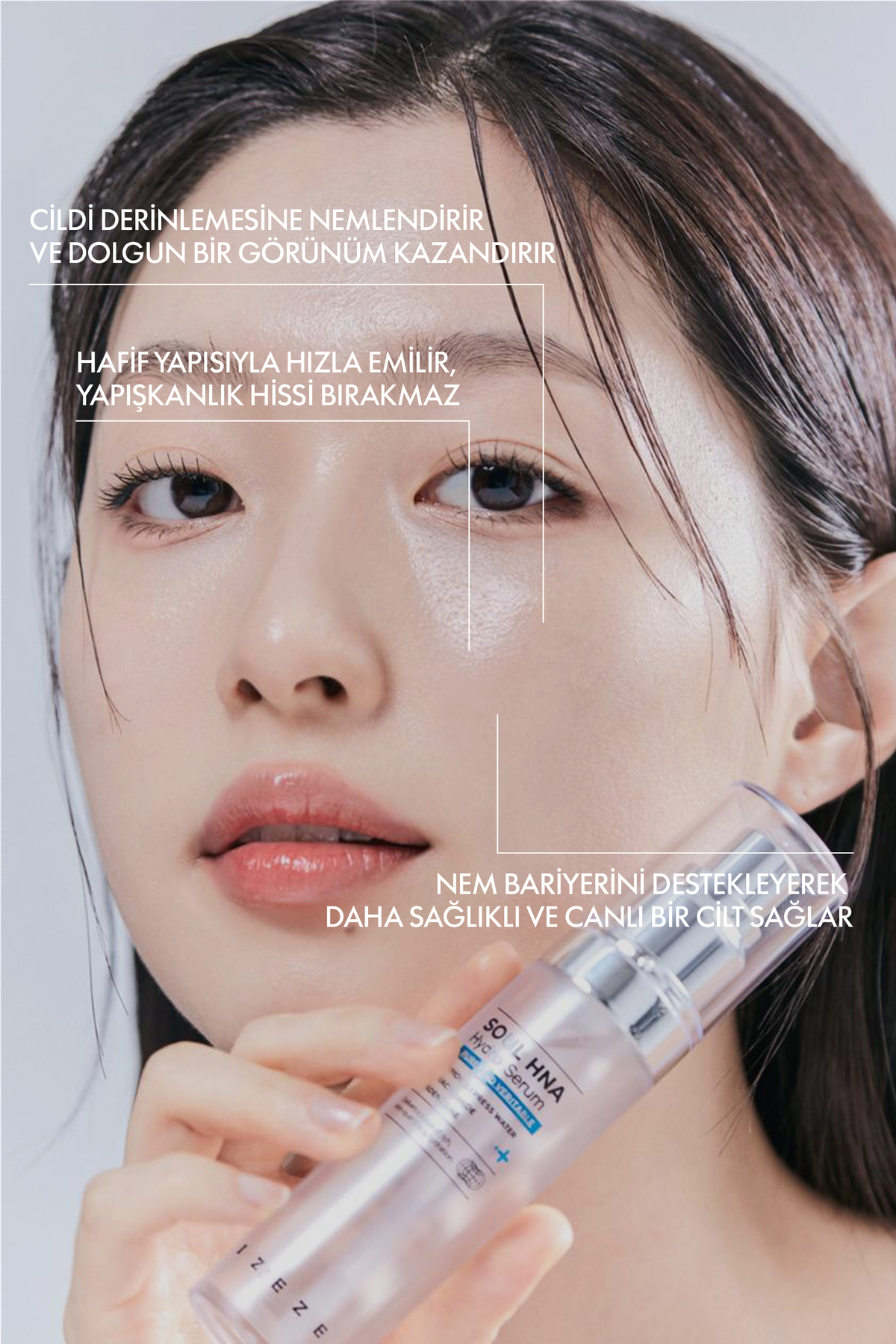 Soul HNA Hydro Serum, 30ml | Kuru Ciltler İçin, Hyaluronik Asit ve Niacinamid Serum — IZEZE-04 — تصویر 5 از 6