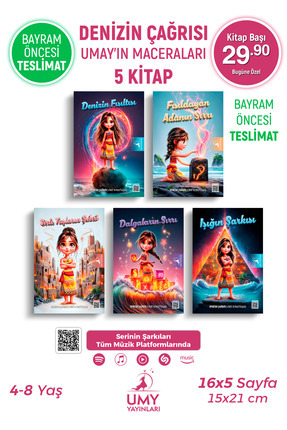 UMY Yayınları Denizin Çağrısı - Umay’ın Maceraları - Çocuk Kitabı Serisi - 5 ...