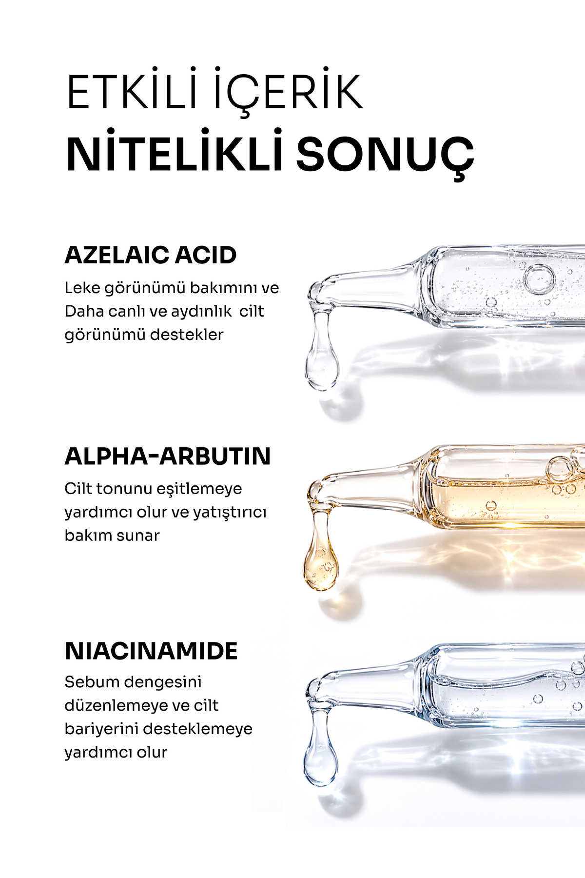 Leke Karşıtı Cilt Tonu Eşitleyici Serum | Alpha Arbutin ve Niacinamide İçeren Aydınlatıcı Bakım | 30 ml — Even Tone — تصویر 4 از 7