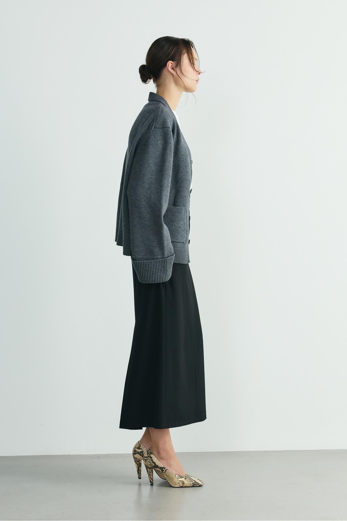 Suud Collection Siyah Mina Maxi Etek görsel 8