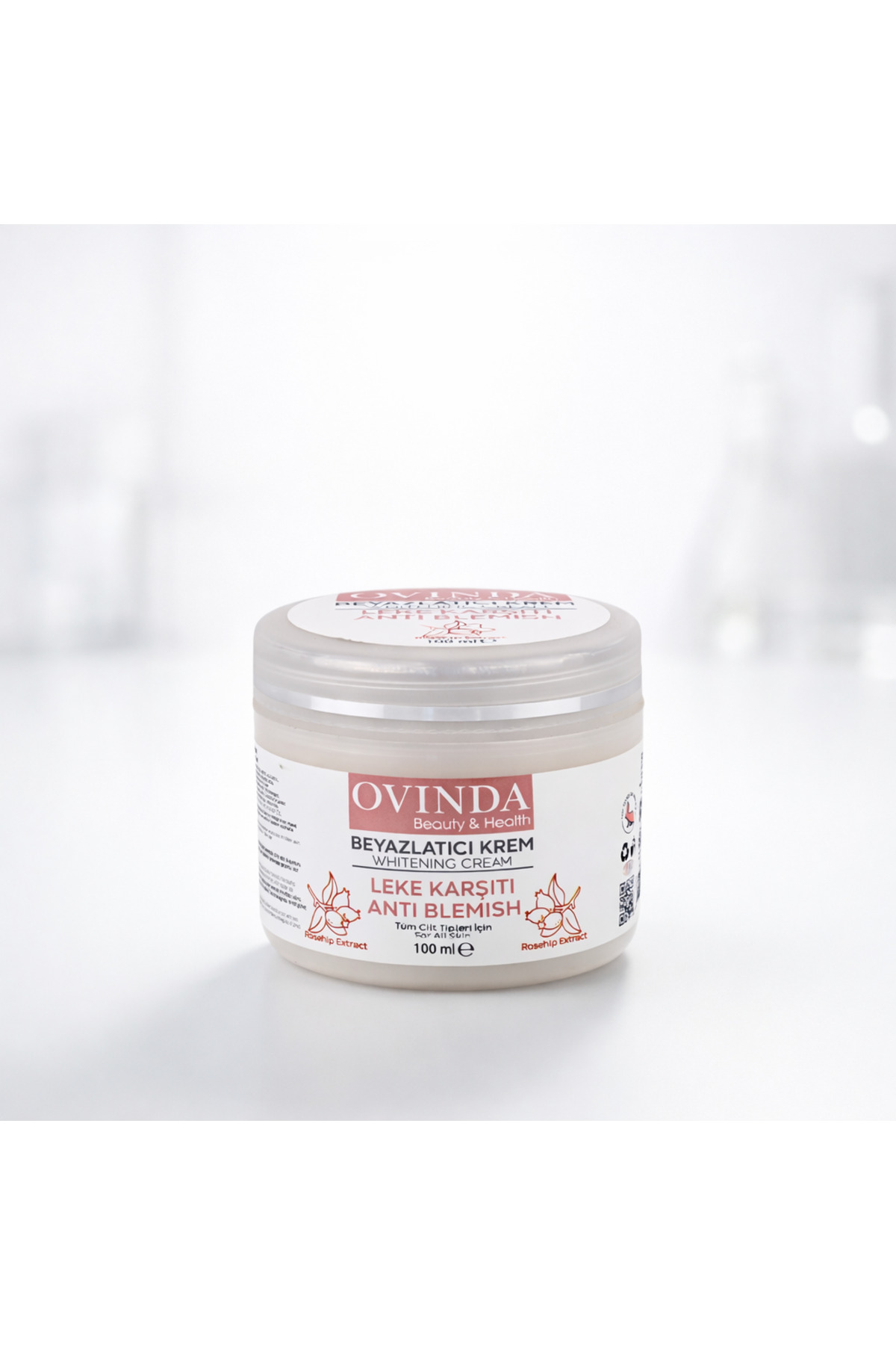 Leke ve Kararma Karşıtı Aydınlatıcı Yüz Vücut Kremi C ve E Vitamini Kuşburnu Yağı 100 ml — TYC00261193828 — تصویر 3 از 4