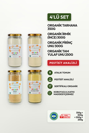 Soul Kitchen Organik Ürünler Organik Sertifikalı İnce İrmik Pirinç Unu Tarhan...