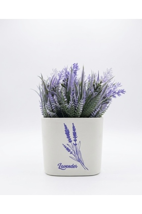 Betilda Home Mini Saksıda Yapay Lavanta Demeti