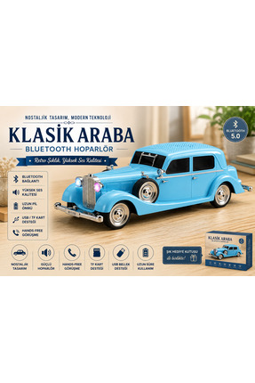 Wster Nostaljik Araba Radyo ve Bluetooth
