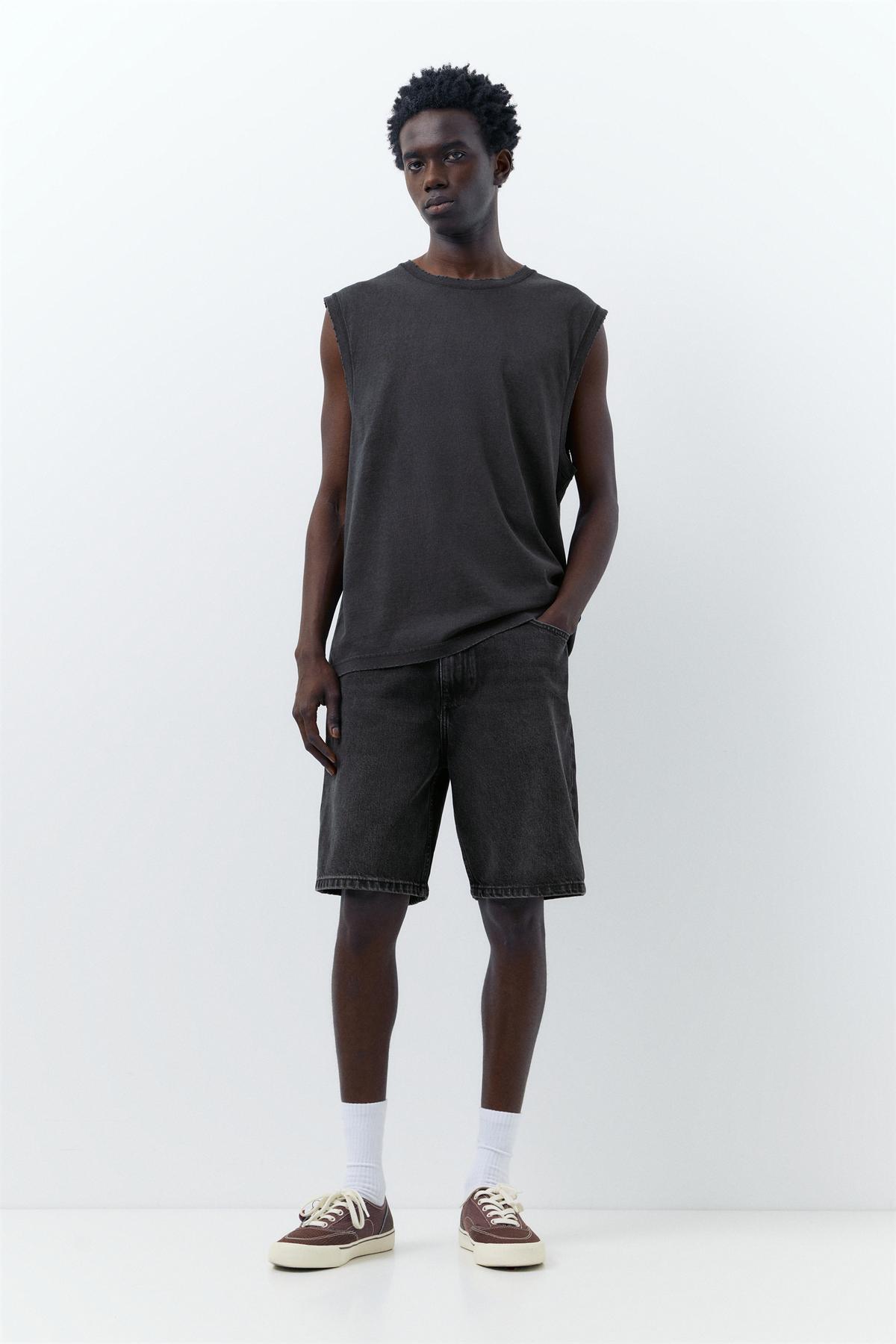 1_org_zoom برمودای شلوار Pull & Bear جین آزاد اورجینال - تصویر 1