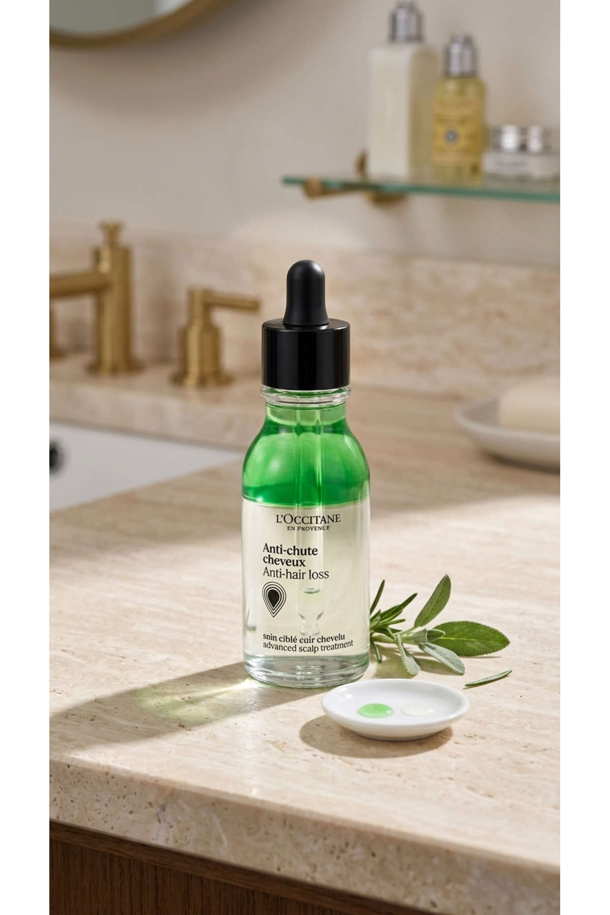 Antichute Saç Dökülmesi Önleyici Serum, Biberiye Yağı İçeren, 50 ml — Hair-Los-Serum50 — تصویر 7 از 7