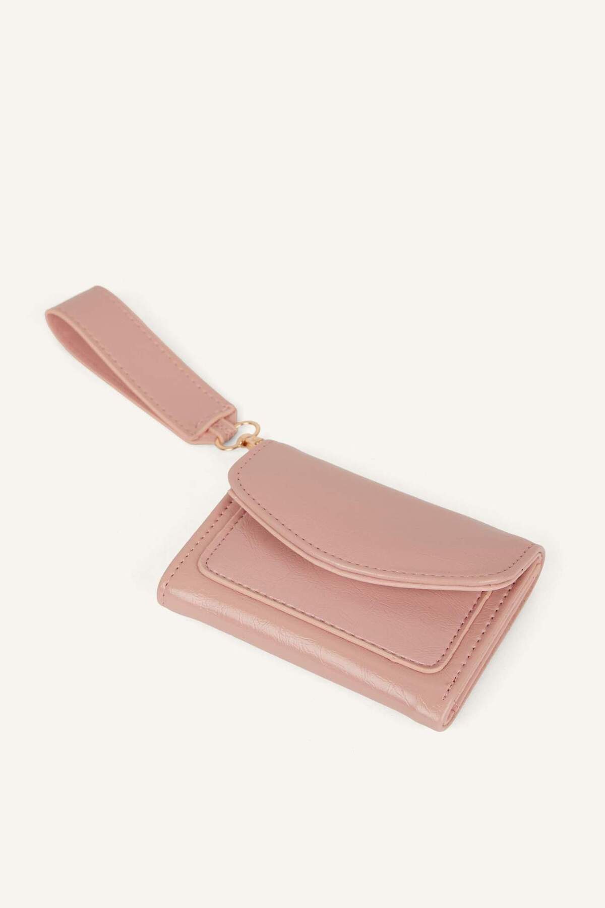 DeFacto Kadın Suni Deri Açık Pembe Cüzdan I1266AXNS görsel 4