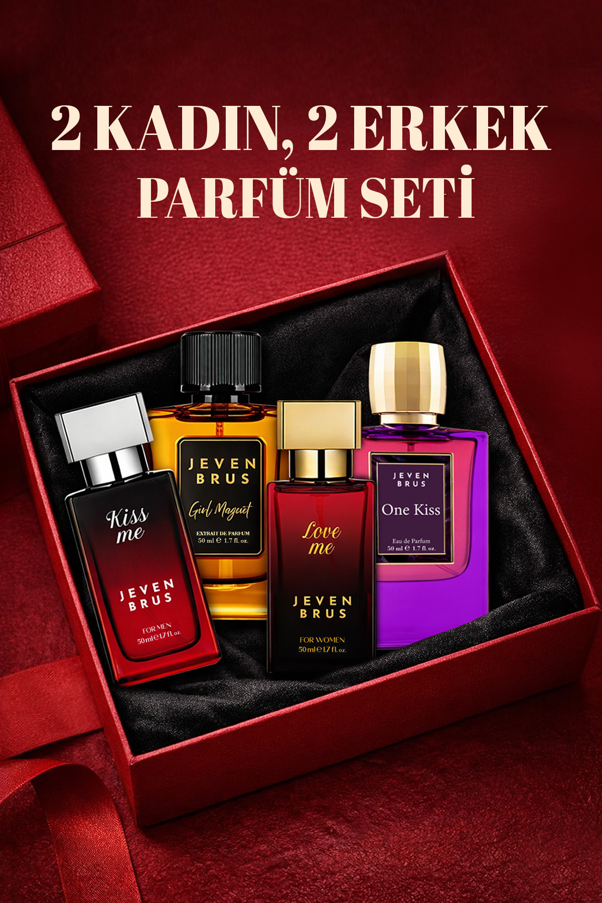 Jeven Brus Yaz Ayına Özel Parfüm Seti 4x 50 ml - Fiyatı, Yorumları