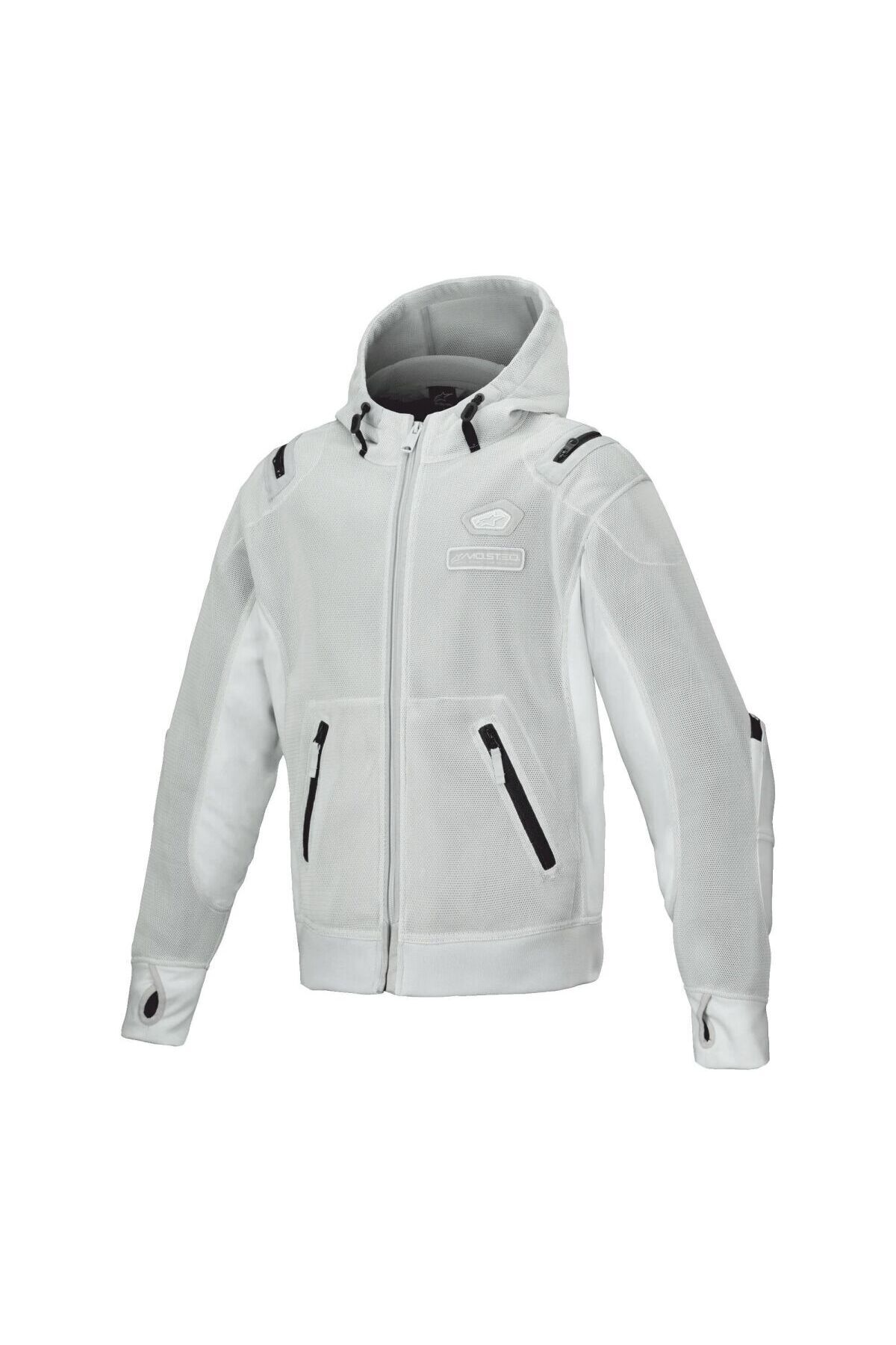 Alpinestars Moflow Air Tech Hoodie Korumalı Motosiklet Montu Gri