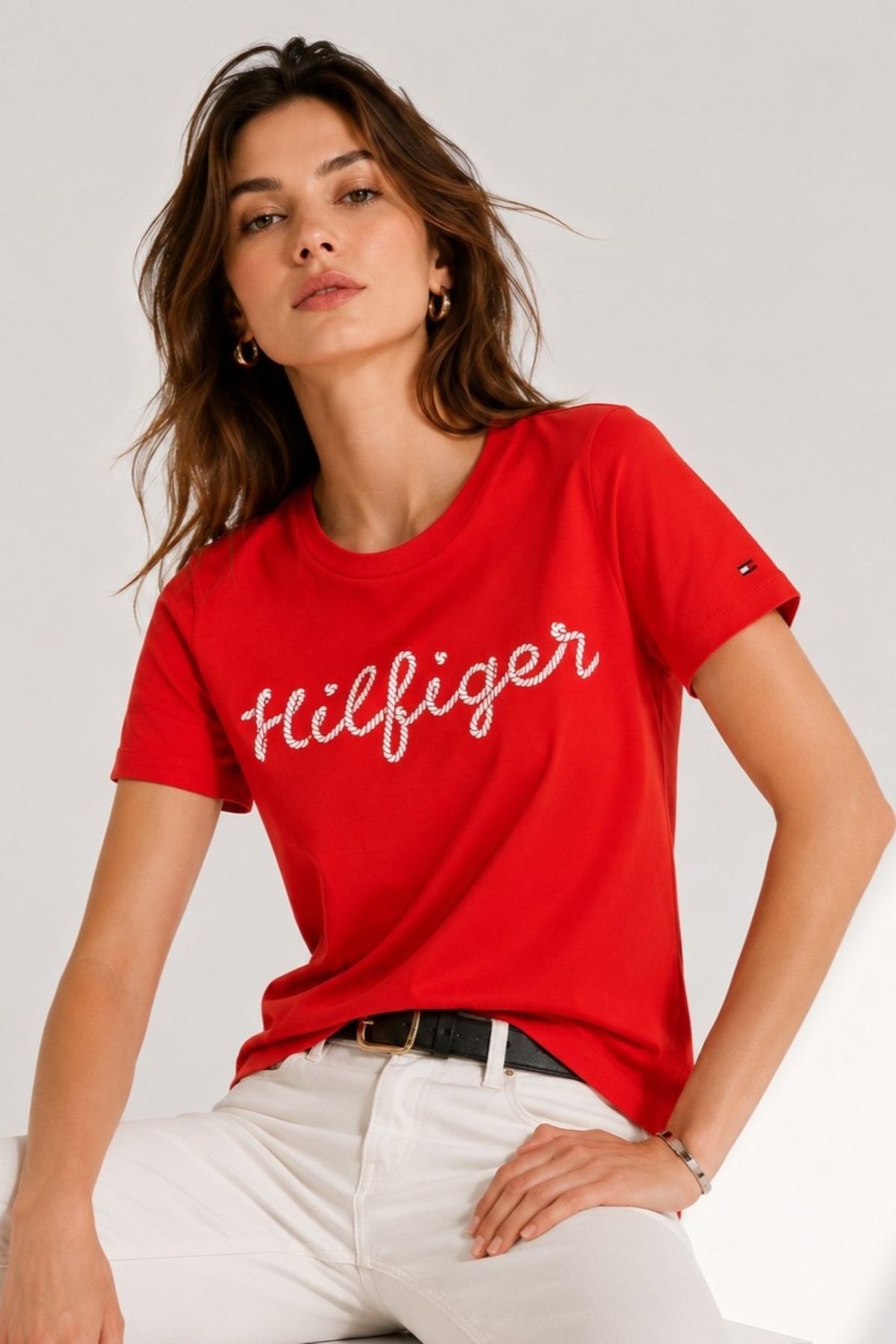 تیشرتزنانهTommy Hilfigerقرمز