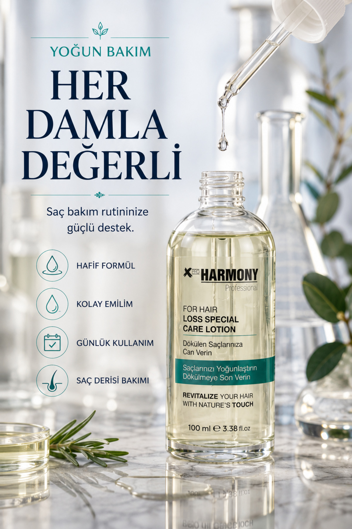 لوسیون مراقبت ویژه ریزش مو، سرم منتول، ۱۰۰ میلی لیتر — XPH-8682887911772 — تصویر 5 از 8