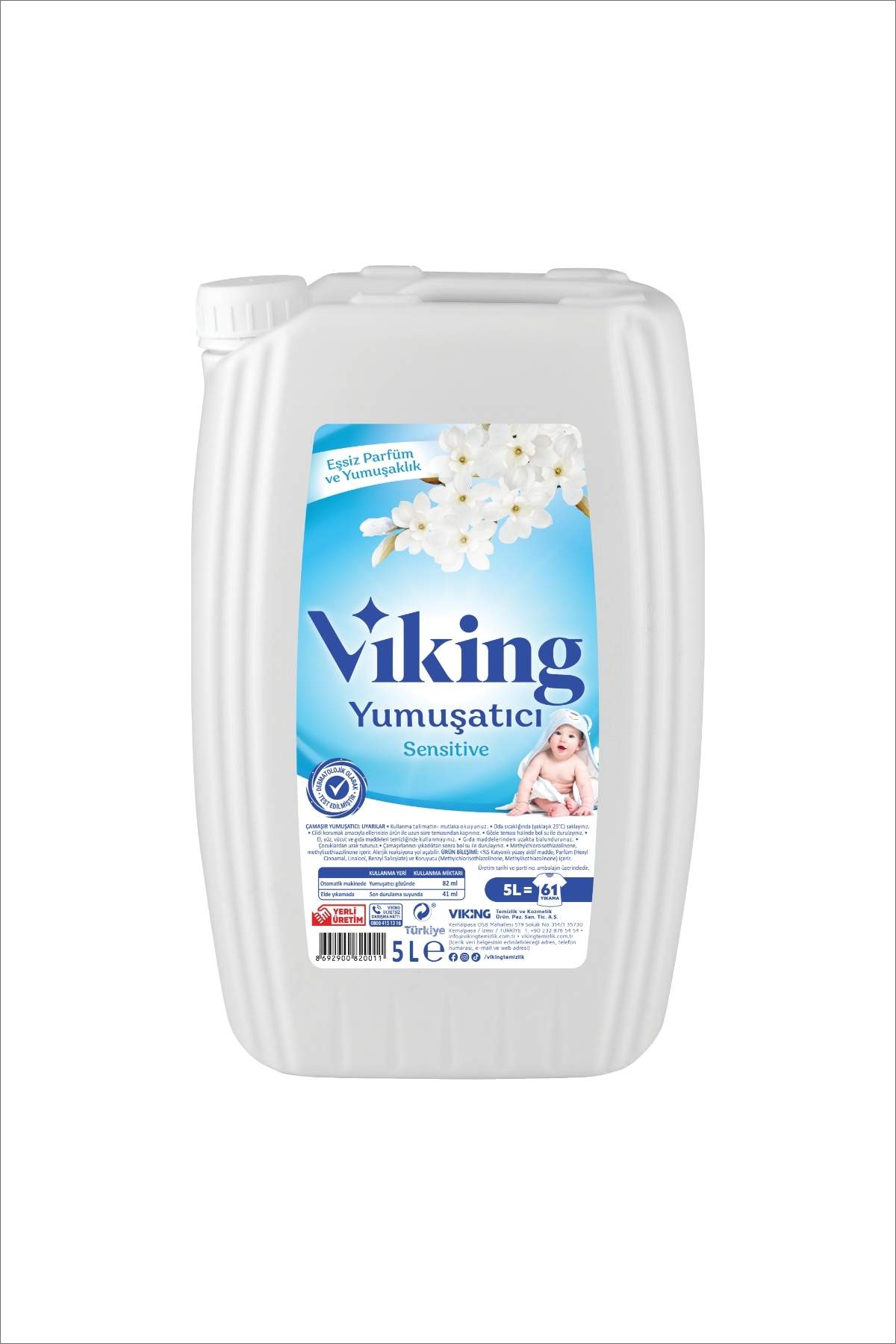 Viking Çamaşır Yumuşatıcısı Sensitive 5 Litre 1 Adet