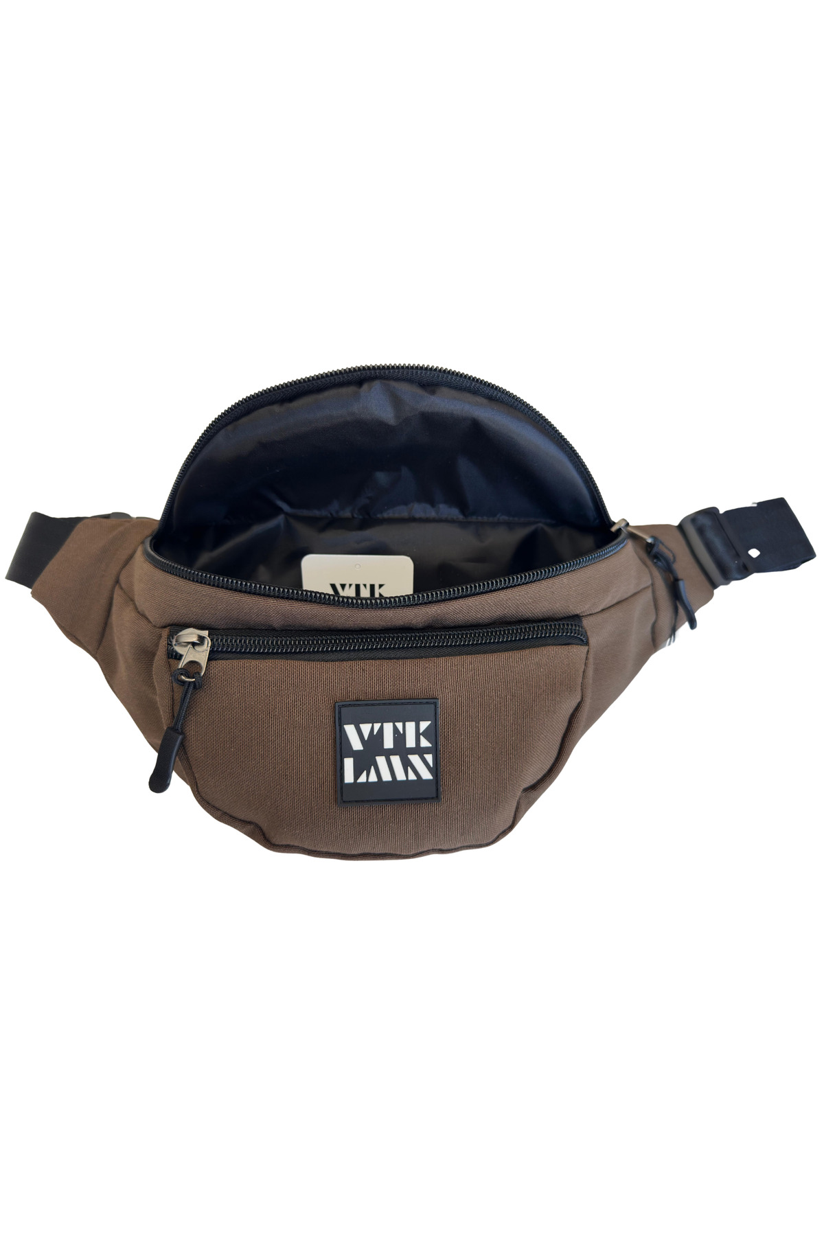 Vatkalimon Unisex Koyu Kahve Omuz Ve Bel Çantası görsel 5