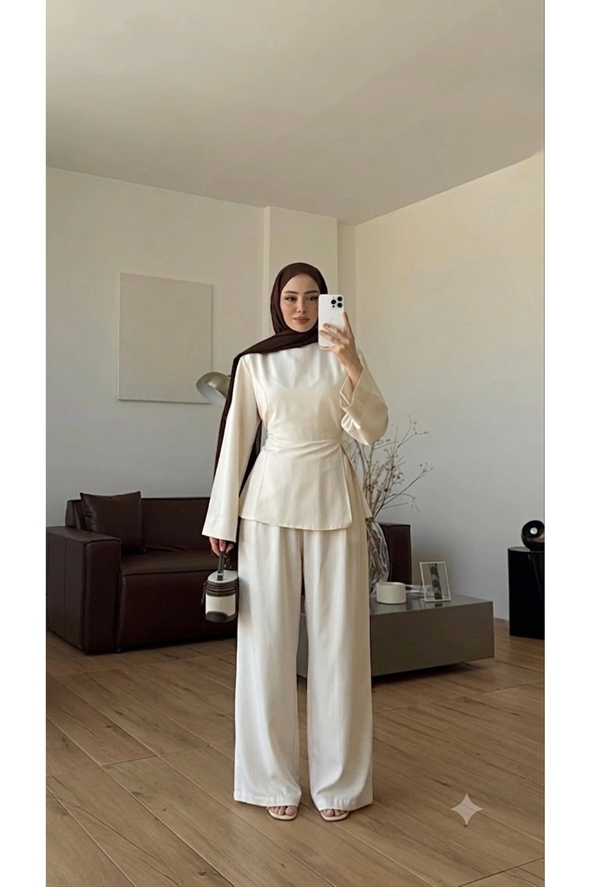 YUNAKI Tesettür Takım, Tesettür Giyim, Tesettür İkili Takım Kadın görsel 3