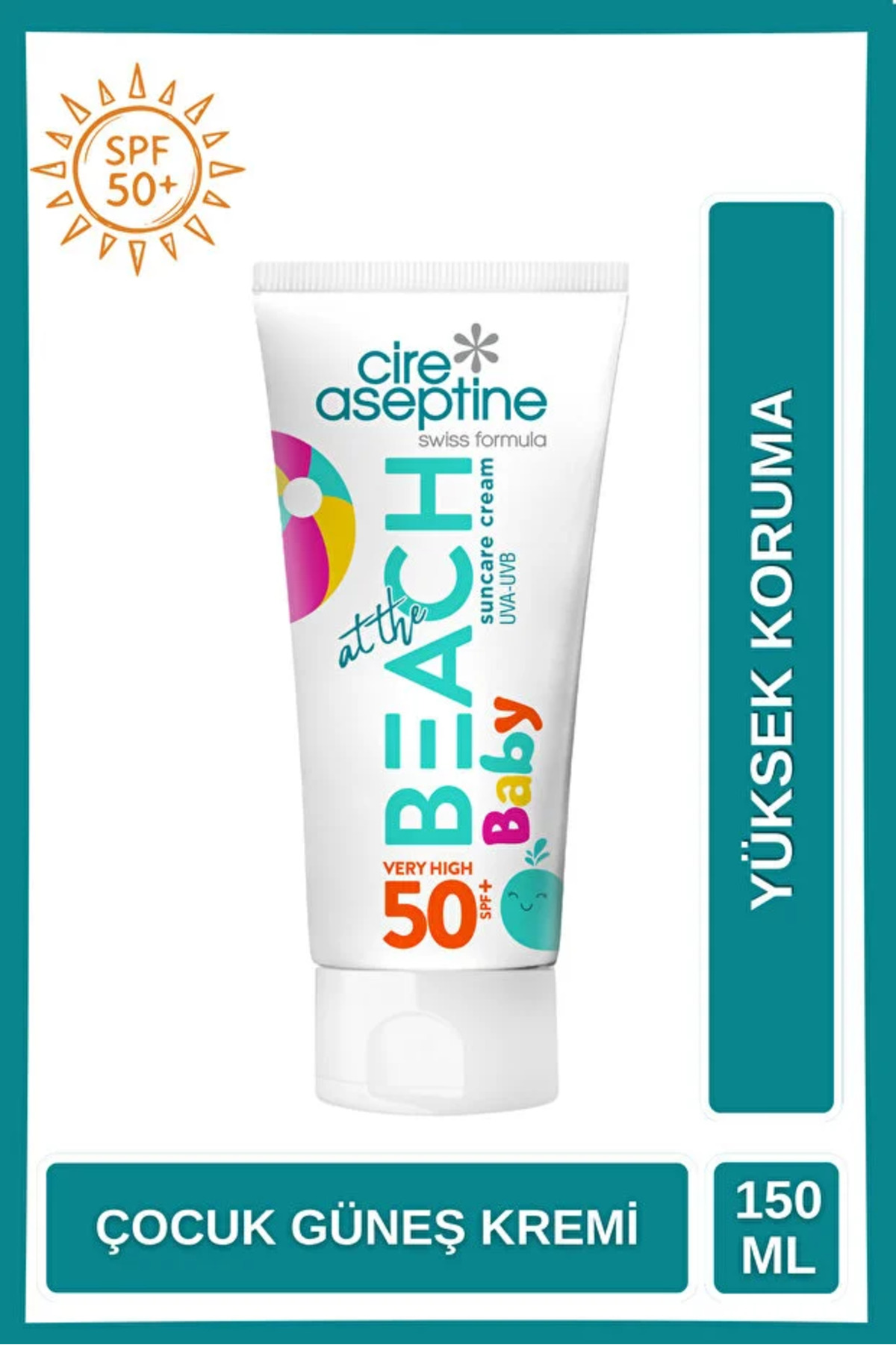 Baby Güneş Kremi Very High 50 Spf+ 150 ML — AECAB50SPF — تصویر 4 از 4
