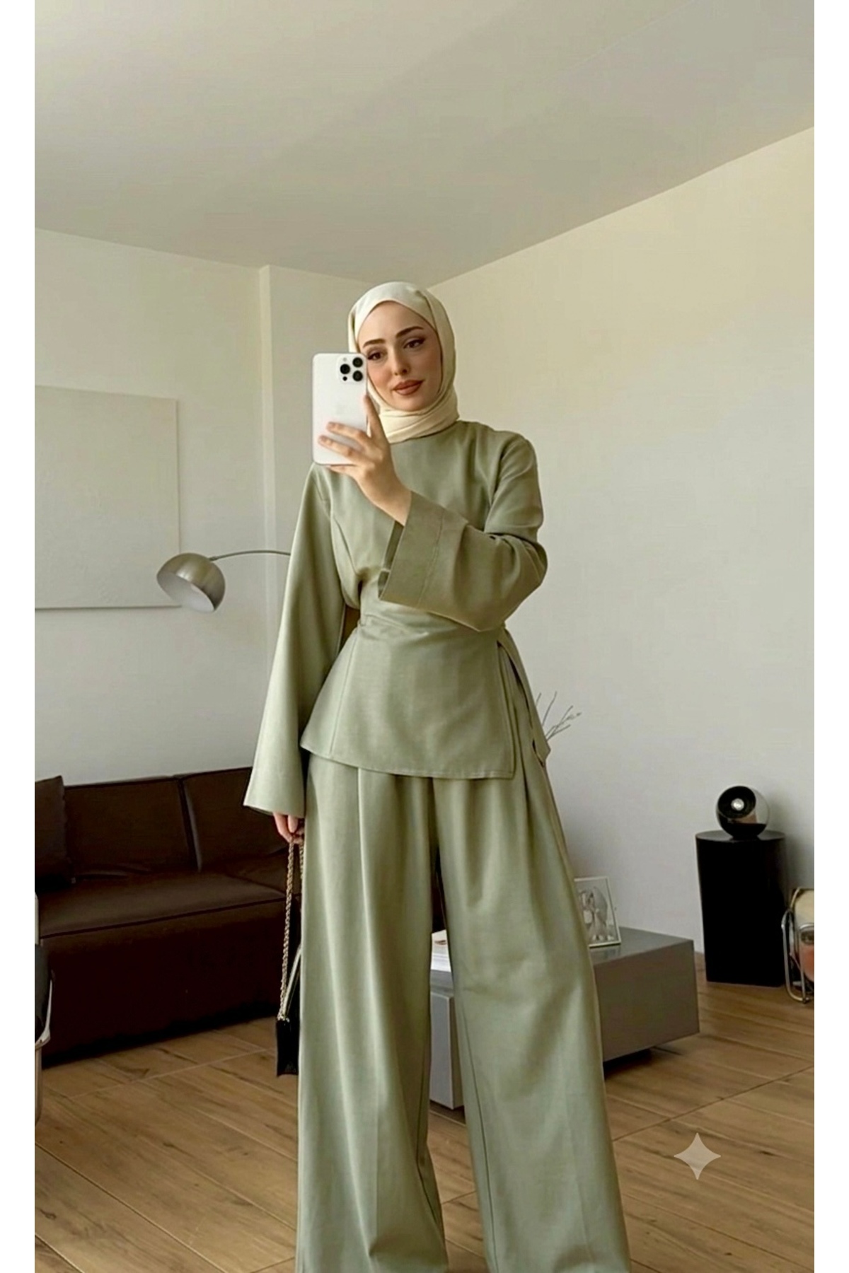 YUNAKI Tesettür Takım, Tesettür Giyim, Tesettür İkili Takım Kadın görsel 6