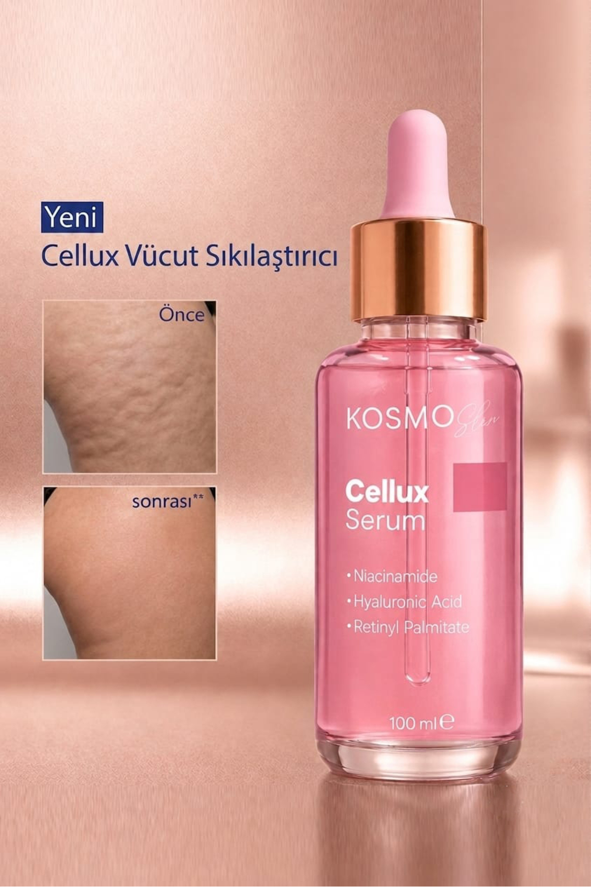 kosmo slim سرم سفت کننده و ضد سلولیت Cellux سرم ۱۰۰ میلی لیتری — ۰۶